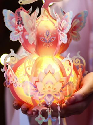 “葫芦”谐音“福禄”不仅寓意好,拍照还很出片#花灯 #诸事顺利 #福运多多 #好运