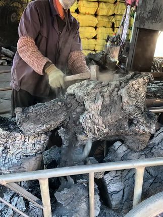 #木炭#烧烤木炭#木炭制作方法 #户外烧烤#围炉煮茶