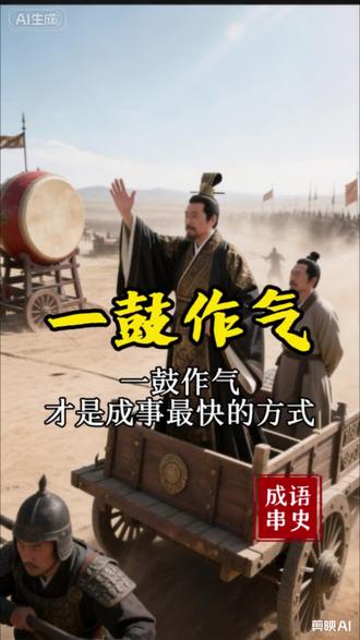 一鼓作气:再而衰,三而竭,古人的战场智慧#一鼓作气 #成语故事 #春秋典故#历史 #为人处世