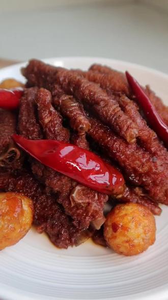小白也能轻松学会的虎皮鸡爪教程它来喽!#美食 #抖音美食推荐官 #鸡爪 #抖音精选 #虎皮鸡爪