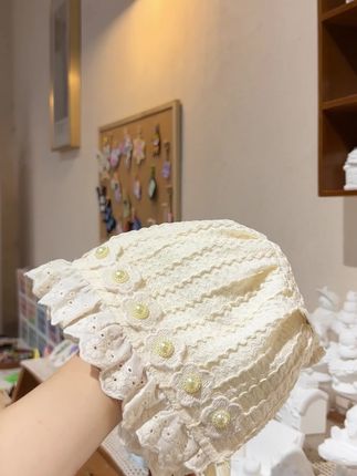 高品质珍珠花边公主帽。女宝戴上颜值爆表的秋季新款护耳帽。 #婴儿护耳帽 #女宝帽子 #宫廷帽 #公主帽子女宝宝 #宝宝护耳帽