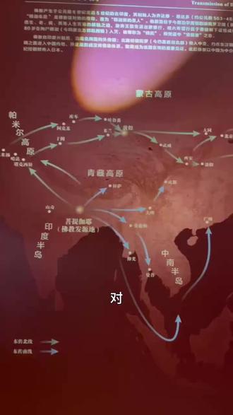 佛法东来,两路并传
北线入汉,南线入藏
千年丝路,一念西来