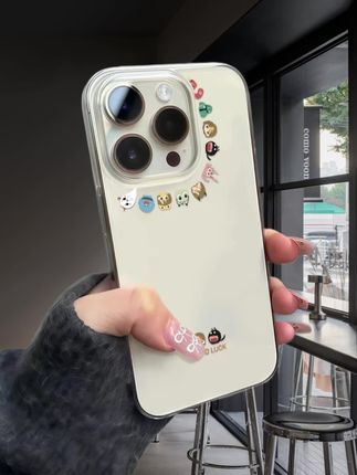 对这种简约卡通壳完全没有抵抗力!!#卡通手机壳