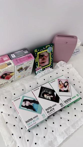 Packing🩶|蓝边黑边白边相纸打印 #拍立得 #拍立得打印 #富士instax #赵露思 #张凌赫