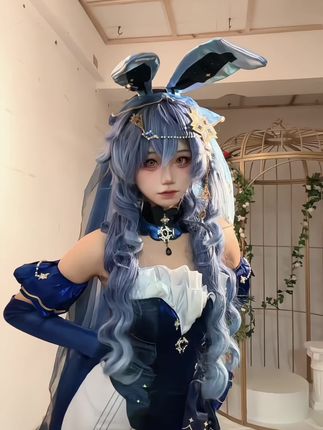 旅行者今天是莱伊拉兔兔#原神 #cos #莱伊拉 #猛男必跳 #妖妖大王