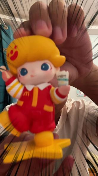 Dimoo和麦当劳也出联名款了#麦当劳dimoo #麦旋风dimoo #dimoo #拆盲盒vlog