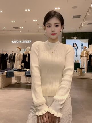 #穿搭穿搭 #温柔穿搭 #每日穿搭 #针织衫 #分享穿搭
