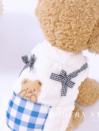 猫狗通用保暖衣!秋冬加厚毛绒款,穿脱方便不束缚