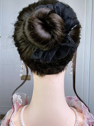 #日常生活实用发型 #夏日清凉发型 #丸子头 #夏日清凉发型