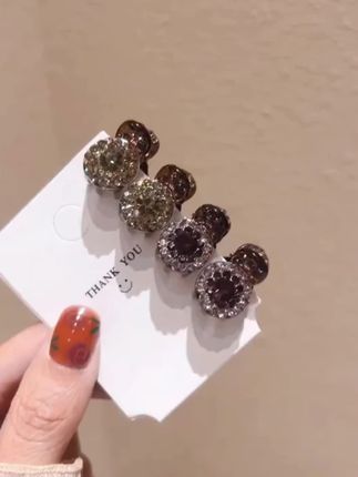侧边小抓夹女前额刘海发夹半扎发碎发夹#抓夹 #发夹