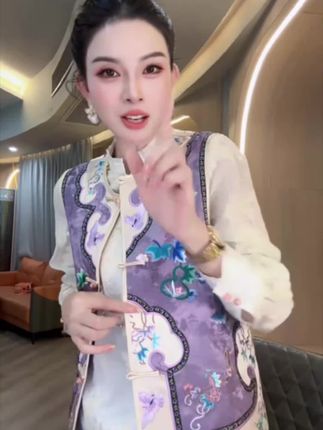 #中式美学服饰 #重工刺绣