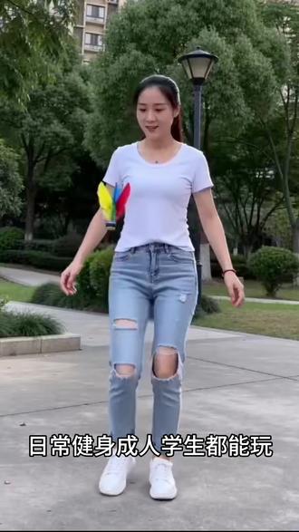 #毽子 东方燕彩色大白毽,学生体育课活动推荐用#健身 #运动