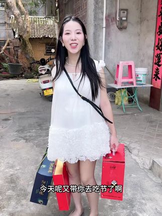 去吃妮子家的大排节#农村生活 #岭头节