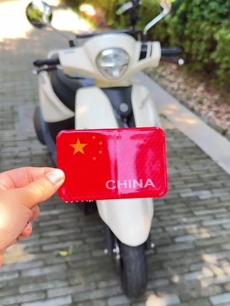 如果信仰有颜色,那一定是中国红#摩托车装饰 #摩托车#红旗 #国庆节 #巧格i