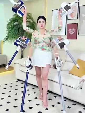 康佳吸尘器:/ 家用大吸力扫吸拖三合一吸尘机小型无线手持猫毛一体机#康佳吸尘器 #居家好物
