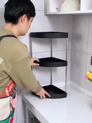 #三角置物架#调料置物架#收纳整理#置物架#厨房好物