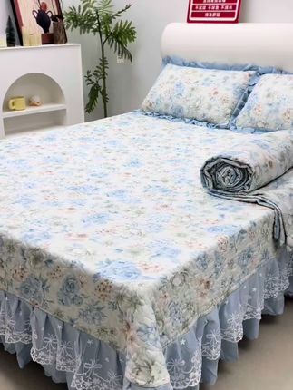 #床上用品 #爱了爱了 #夏日必备 #床盖夏被四件套 #夏被