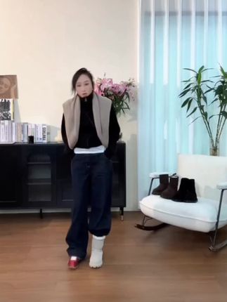 复古百搭休闲直筒原牛裤