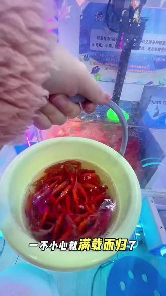 在通辽!!!没想到这年头在娃娃机里也能抓小鱼捞仓鼠了!#捞鱼 #萌宠 #小孩子的快乐总是那么简单