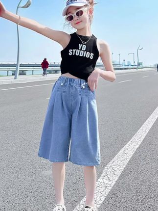 #高品质童装 #牛仔裤 #短裤穿搭 #牛仔短裤 #夏季穿搭