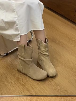 拜托了   好朋友   36码靴子#短靴