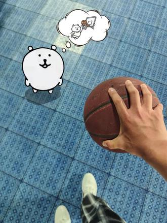 小熊也有篮球梦 #自嘲熊 #篮球
