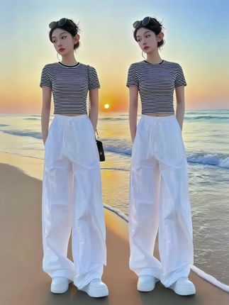 #夏天该有的样子 #小个子显高显瘦穿搭 #出游穿搭 #海边拍照 #夏日清凉穿搭