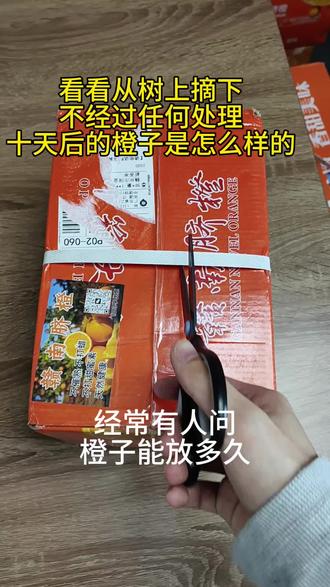 橙子能放多久?#赣南脐橙 #新农人摆摊