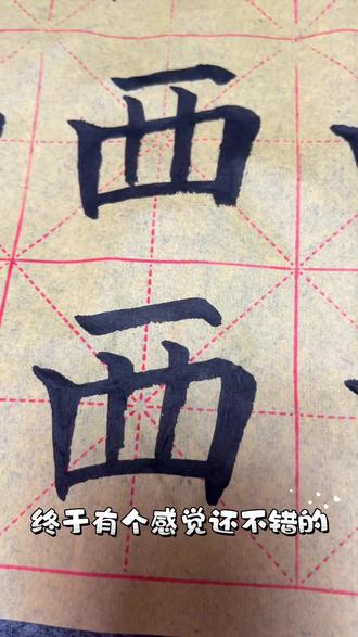 #真实生活分享计划
第四天|今天写“西”。
简单几笔,每一个笔画都能出现各种各样的问题,时不时再出现一点间距结构的问题。
可能写字就是不断发现问题改正问题的过程。
不过,发现问题容易,改正问题可就难了。
#全民练字 #女性成长 #30岁的女人 #零基础书法