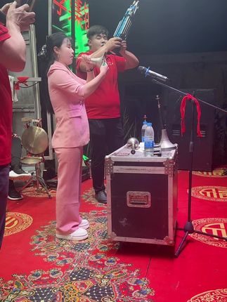 #段姑娘唢呐 #现场拍摄真实效果
