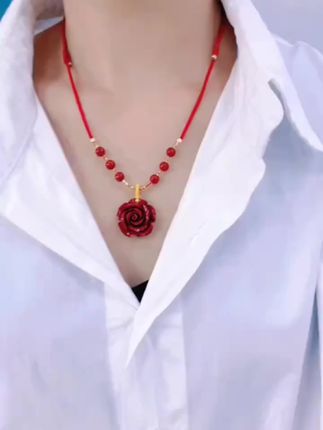 #玫瑰花锁骨链 #女生必备 #强力推荐 #穿搭 #好物推荐~~几