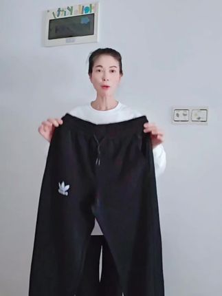 #秋冬季男女同款情侣卫裤 宽松休闲运动裤,柔软亲肤舒适面料#潮流百搭