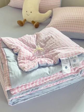 A类云朵棉皱皱纱夏凉被单人空调被夏季可机洗水洗学生宿舍薄被子4#空调被 #学生被 #夏季必备 #夏被空调被 #爆款热卖中