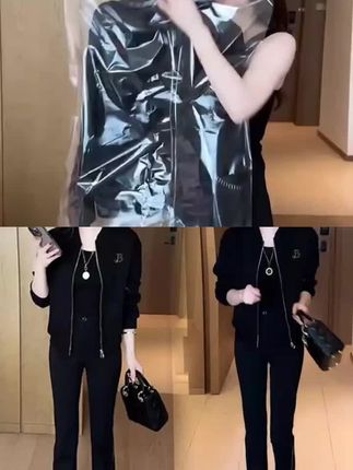 和 @洋洋优选(工厂直发) 一起 #合拍 #好物推荐🔥 这件春秋外套洋气时尚真的特别好看啊。穿着舒服配什么裤子都好看。美美哒。