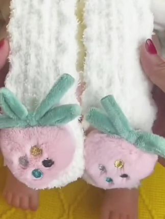 宝宝袜子加厚珊瑚绒保暖高长筒过膝新生婴幼儿童护膝保暖棉袜#宝宝袜子 #长筒袜子 #儿童护膝 #保暖棉袜 #宝宝长筒袜推荐
