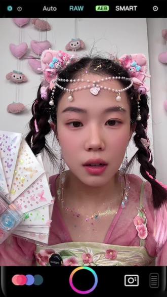 生女儿就是用来打扮的 #汉服妆造 #上热搜 #自做妆造