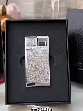 充气唐草扁火防风高档打火机创意个性复古送男友礼物潮控价