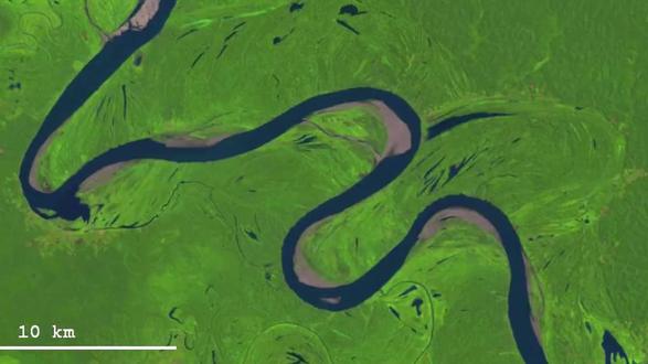 牛轭湖是怎么样形成的?#高一地理必修一 #地理知识