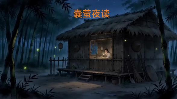 四年级下册《囊萤夜读》