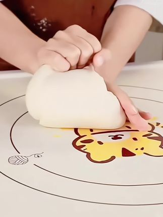 母婴级食品级揉面垫子特大号擀面硅胶垫家用加厚防滑耐高温擀面垫#硅胶揉面垫 #揉面垫