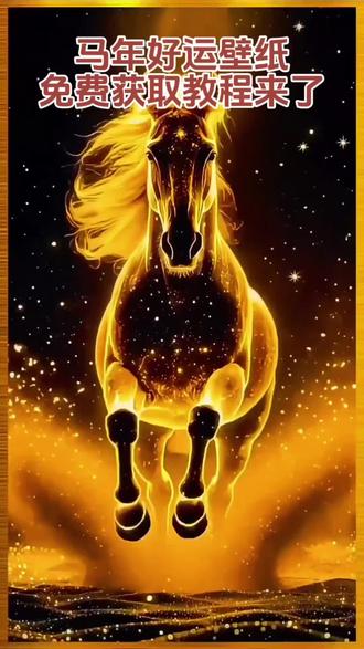 马到成功壁纸#剪映#手机壁纸#动态 壁纸模板#手机屏保 #锁屏动态壁纸 壁纸制作教程 壁纸模板