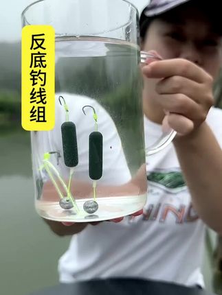 反底子线双钩成品欧鲤钩反底钓组大力马主线伊势尼子线双钩防挂底 #子线双钩 #钓鱼钩 #钓鱼主线