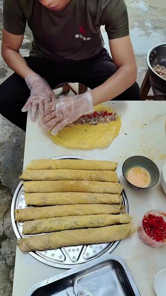 你们家里做蛋卷有没有放辣椒🌶️的