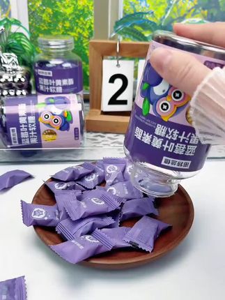 叶黄素软糖,酸酸甜甜。