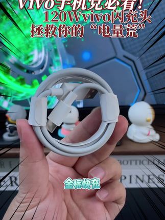 Vivo手机党必看!120Wvivo闪充头,拯救你的“电量荒”#充电头 #快充 #数码