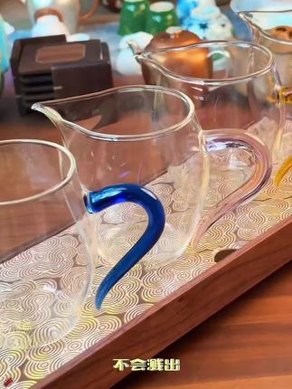企鹅公道杯功夫茶具配件茶海分茶器茶漏加厚玻璃耐热透明#公道杯#分茶器#企鹅公道杯#茶具好物推荐 #超便宜超划算