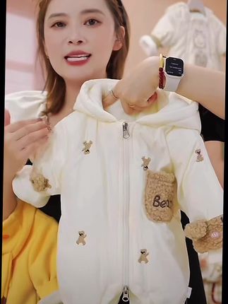 #我要上热门 新生婴儿冬装加棉加厚连体衣,男女宝宝可爱超萌洋气棉服#面料柔软舒适#保暖又好看 #高品质童装 #甜美穿搭
