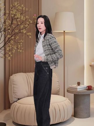 跟着董洁买裤子真的没有踩过坑#董洁#牛仔裤#显瘦气质穿搭