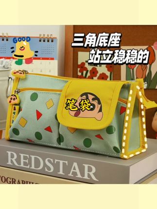 小新笔袋一年级小学生女孩高颜值文具盒大容量创意铅笔袋#笔袋 #笔袋推荐 #文具推荐