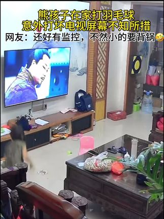 熊孩子那些迷惑行为,真是让人哭笑不得#熊孩子系列被逼疯的家长 #熊孩子静悄悄必定在作妖 #家居好物 #家电保护 #电视防砸保护膜